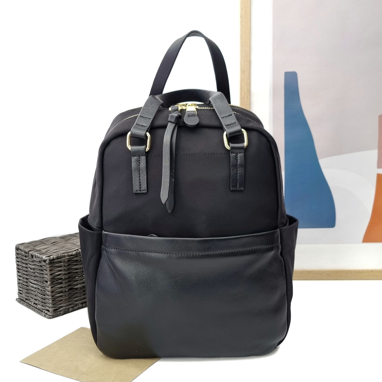 Сумка рюкзак жіноча поліестер чорний Арт.2002 black VIVAVERBA Україна — (54)