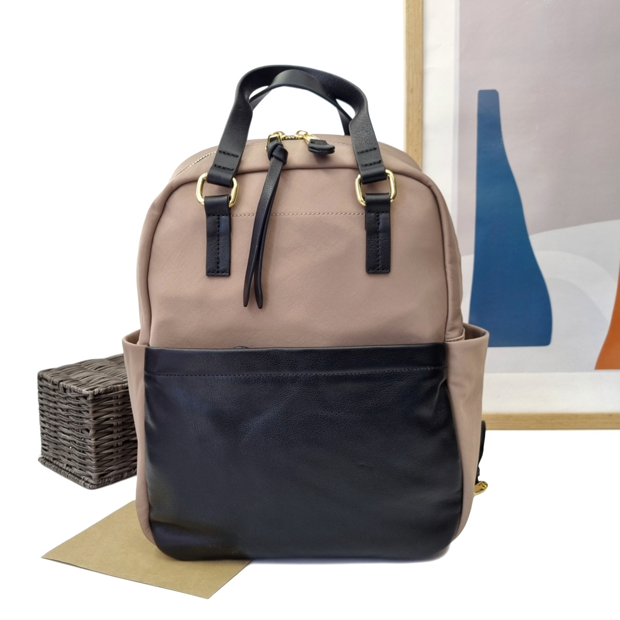 Жіноча сумка та рюкзак бежевий Арт.2002 beige VIVAVERBA Україна — (54), фото 1