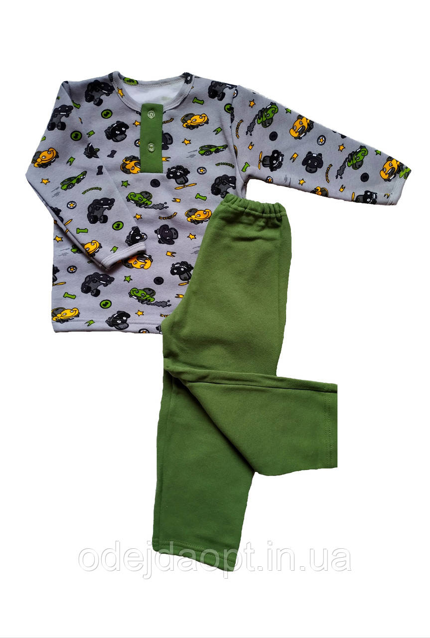 Тепла дитяча піжама для хлопчика 3 роки, фото 1