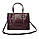 Жіноча модна сумка натуральна шкіра бордовий Арт.272 winered VIVAVERBA Україна — (59), фото 2