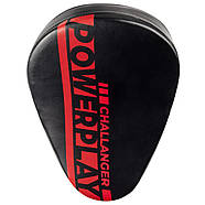 Лапи боксерські PowerPlay 3041 Чорно-Червоні PU [пара], фото 2