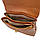 Жіноча шкіряна сумка на плече рудий Арт.6085 l.brown VIVAVERBA Україна - (59), фото 5