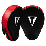 Лапи боксерські TITLE Classic Charge Punch Mitts Black/Red, фото 2