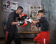 Лапи боксерські TITLE Classic Charge Punch Mitts Black/Red, фото 5