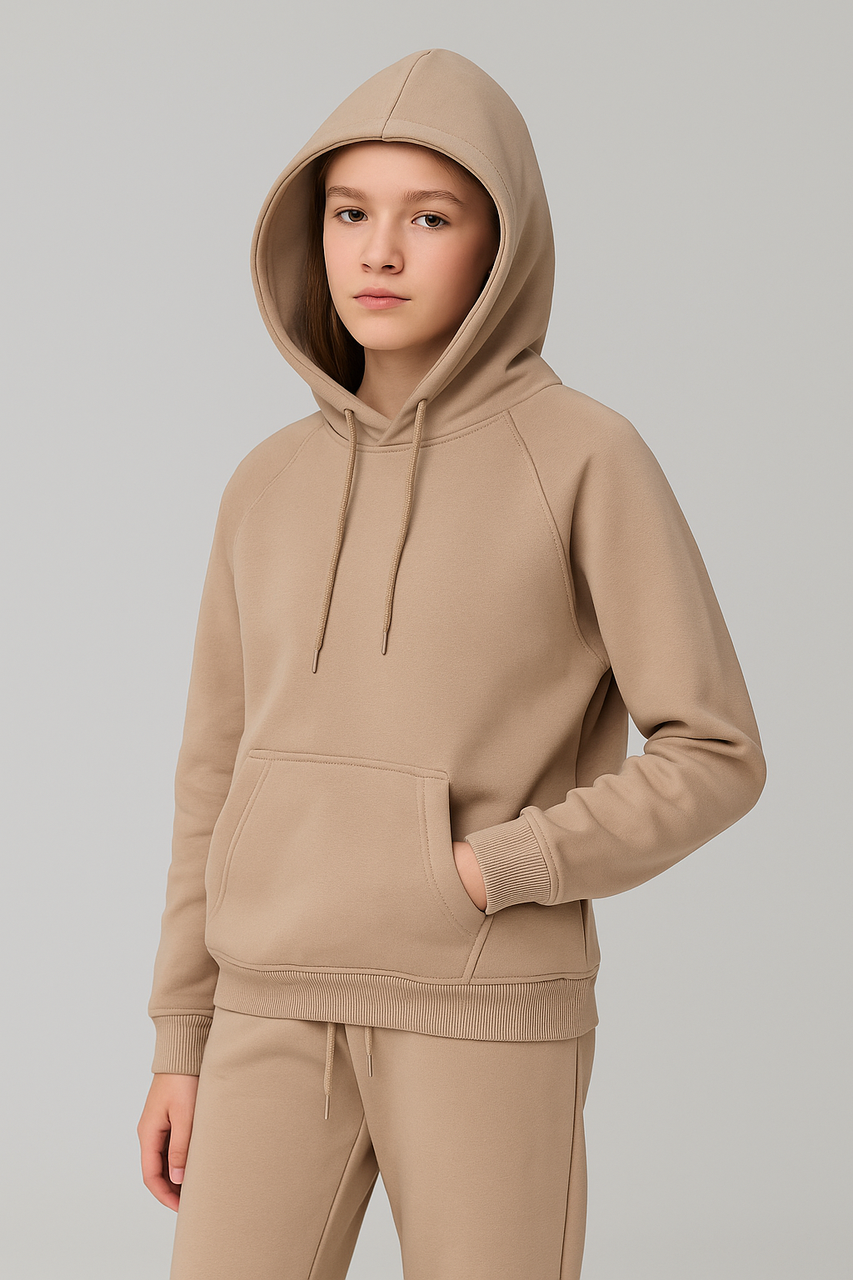 Спортивний костюм підлітковий бежевий, фото 1