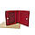 Оригінальний гаманець натуральна шкіра бордовий Арт.2202-8848A-12 d.red GENUINE LEATHER (54), фото 5