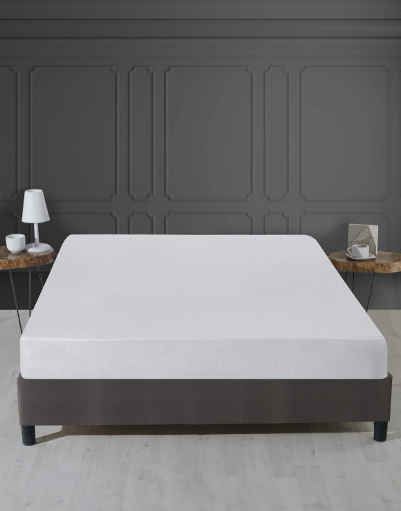 Наматрацники 100 200 см вологонепроникний на ліжко, наматрацник 100х200 махровий, фото 1