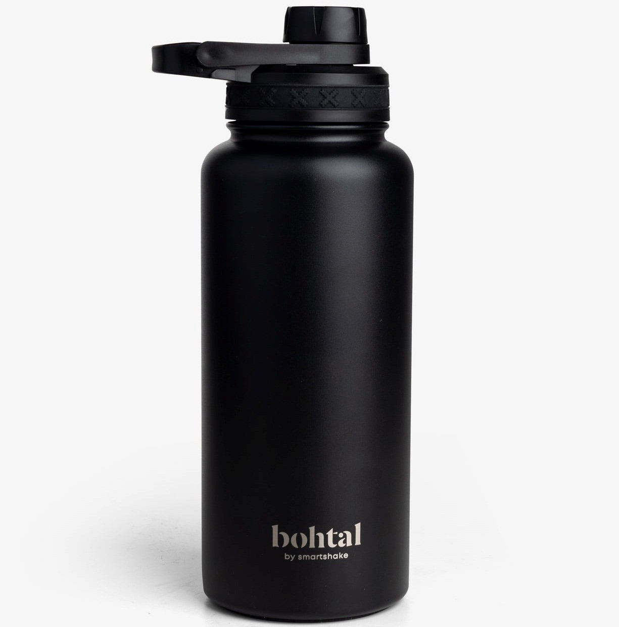Пляшка для води металева з подвійною вакуумною ізоляцією Bohtal Insulated Sports Bottle 960 ml/32 oz Black, фото 1
