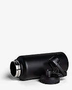 Пляшка для води металева з подвійною вакуумною ізоляцією Bohtal Insulated Sports Bottle 960 ml/32 oz Black, фото 5