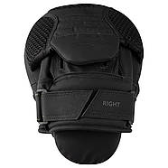 Лапи боксерські PowerPlay 3044 Pro Carbon Ultra Series Чорні PU [пара], фото 4