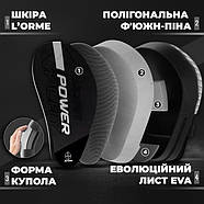 Лапи боксерські PowerPlay 3044 Pro Carbon Ultra Series Чорні PU [пара], фото 7