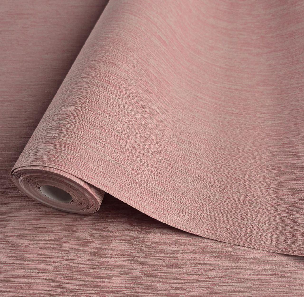 Шпалери вінілові на флізеліні 0.53 × 10.05 м Marburg 54241, пастельно-рожеві — для спальні, дитячої, вітальні, фото 1