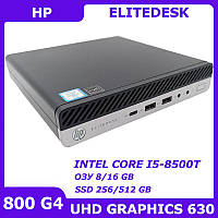 HP EliteDesk 800 G4 i5-8500T 8/256 GB DisplayPort DP-HDMI WiFi+Bluetooth