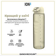 Пляшка для води ION8 1000 мл. (ЕКО пляшка) BPA Free, Creamy White, фото 6