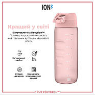 Пляшка для води ION8 750 мл. (ЕКО пляшка) BPA Free, Rose Quartz, фото 6