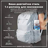 Пляшка для води ION8 1000 мл. BPA Free, Times To Drink, (ЕКО пляшка) BPA Free, Camo, фото 5