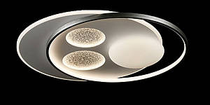 Світлодіодна люстра L222909/580/2+3 LED (WHITE+GREY)