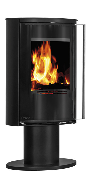 Дровяная печь поворотная Ember E16 VG Stahl, фото 1