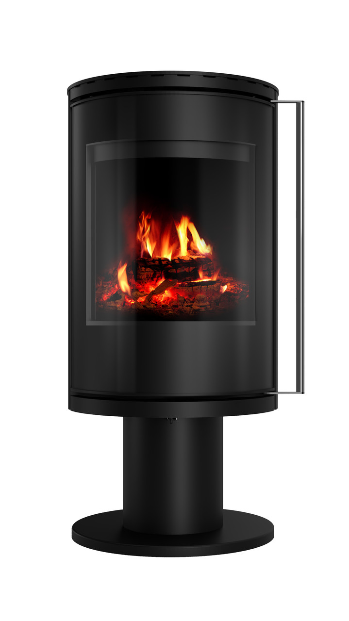 Каминофен поворотний Ember kamin F16 VG Stahl, фото 1