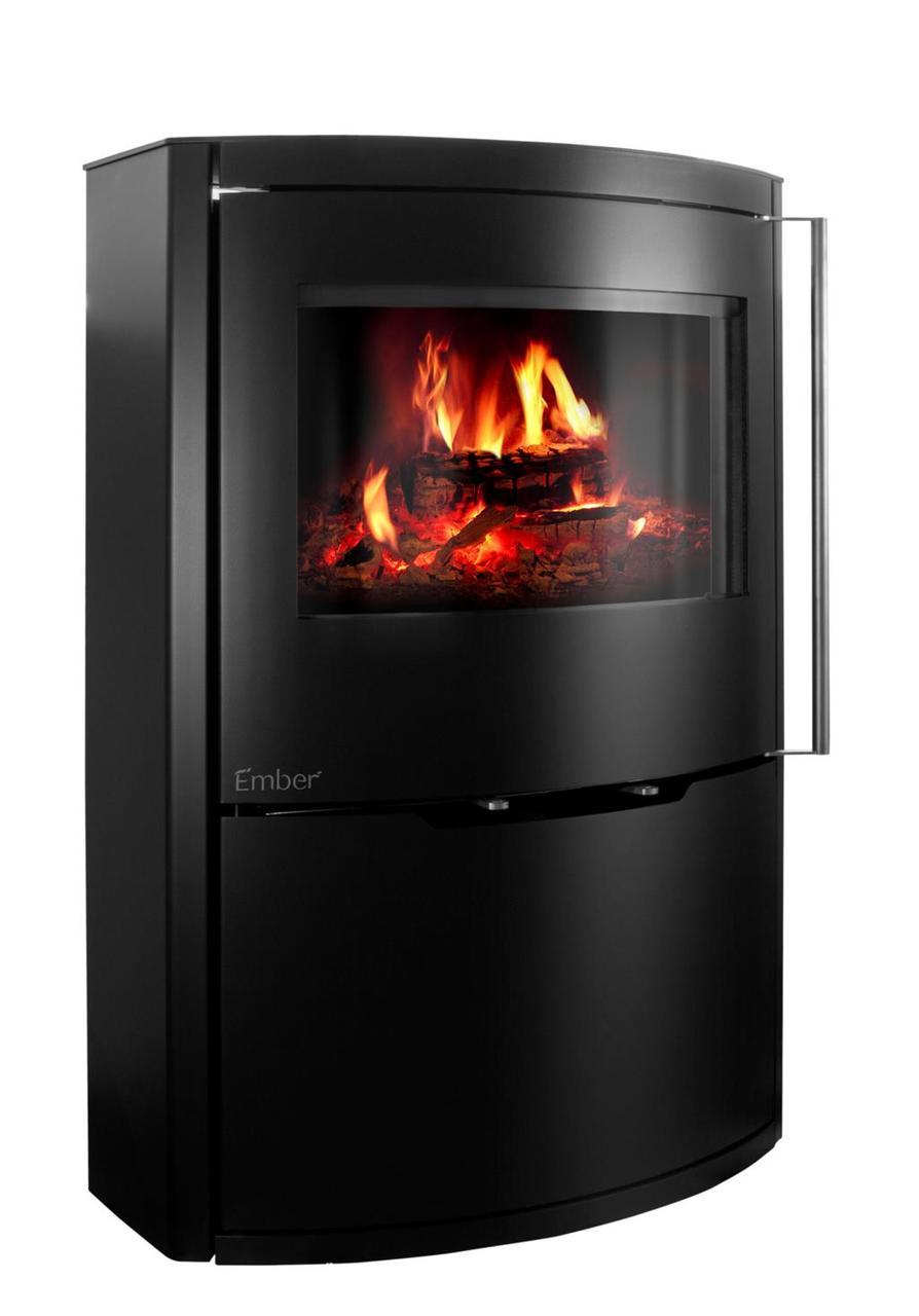Сталева піч камін Ember kamin O1 XL Stahl, фото 1