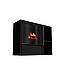Опалювальна піч-камін із дровником Ember kamin M3 VG, фото 3