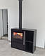 Опалювальна піч-камін із дровником Ember kamin M3 VG, фото 7