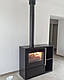 Опалювальна піч-камін із дровником Ember kamin M3 VG, фото 8