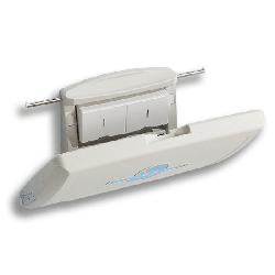 Пеленальний відкидний настінний горизонтальний столик ABS пластик