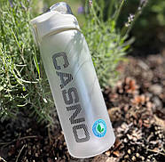 Пляшка для води CASNO 1000 мл KXN-1247 Біла, фото 6