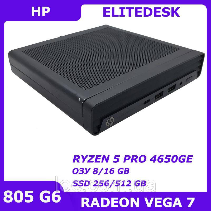 HP Elitedesk 805 G6 RYZEN 5 PRO 4650GE 8/256 GB DisplayPort DP-HDMI WiFi+Bluetooth, фото 1
