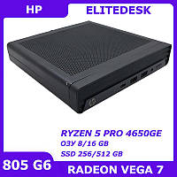 HP Elitedesk 805 G6 RYZEN 5 PRO 4650GE 8/256 GB DisplayPort DP-HDMI WiFi+Bluetooth