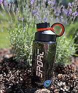 Пляшка для води CASNO 800 мл KXN-1235 Сіра, фото 3