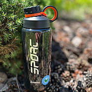 Пляшка для води CASNO 800 мл KXN-1235 Сіра, фото 4