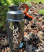 Пляшка для води CASNO 800 мл KXN-1235 Сіра, фото 6