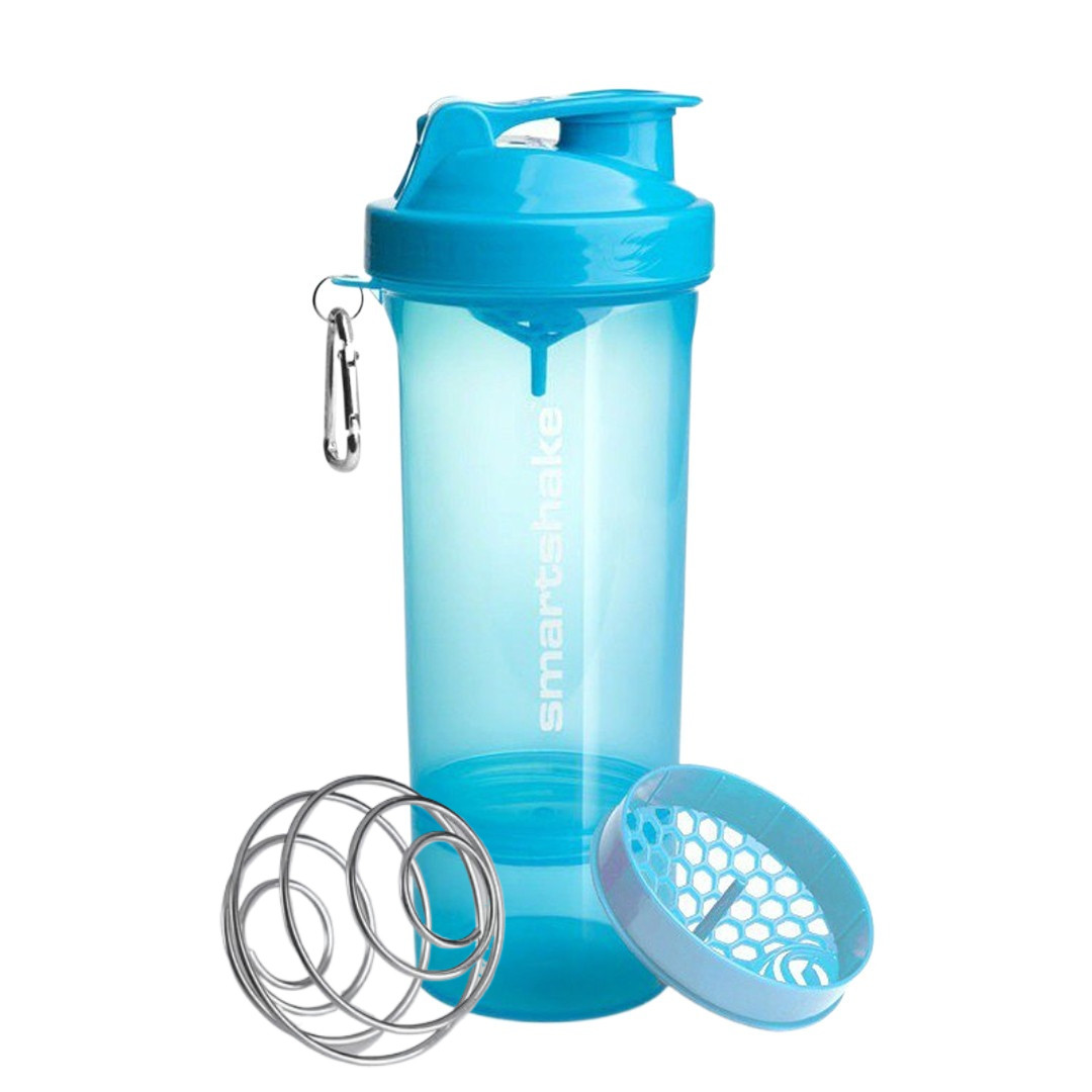 Шейкер спортивний SmartShake Slim 500ml Neon Blue, фото 1