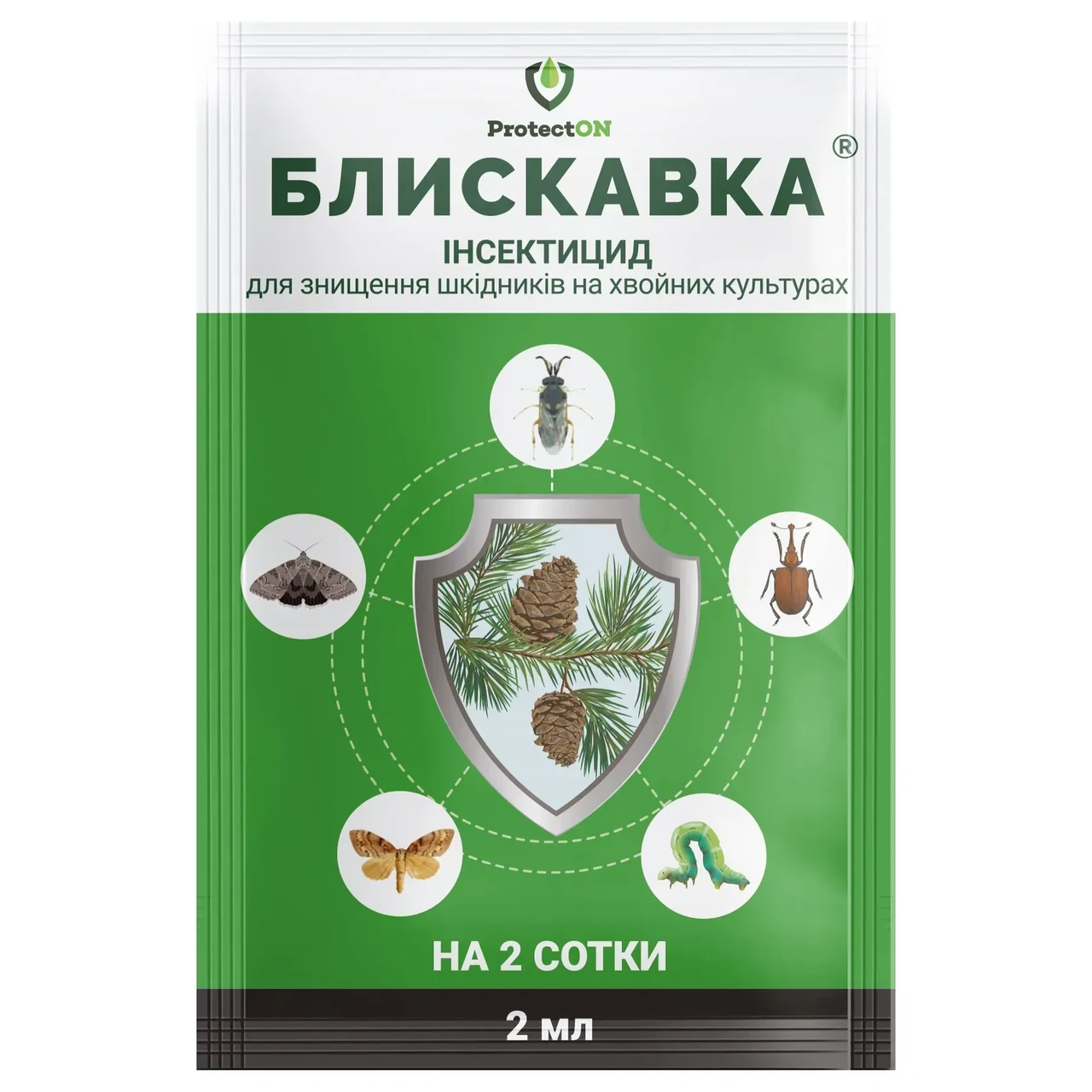 Інсектицид Блискавка к.е. 2мл ProtectON, фото 1