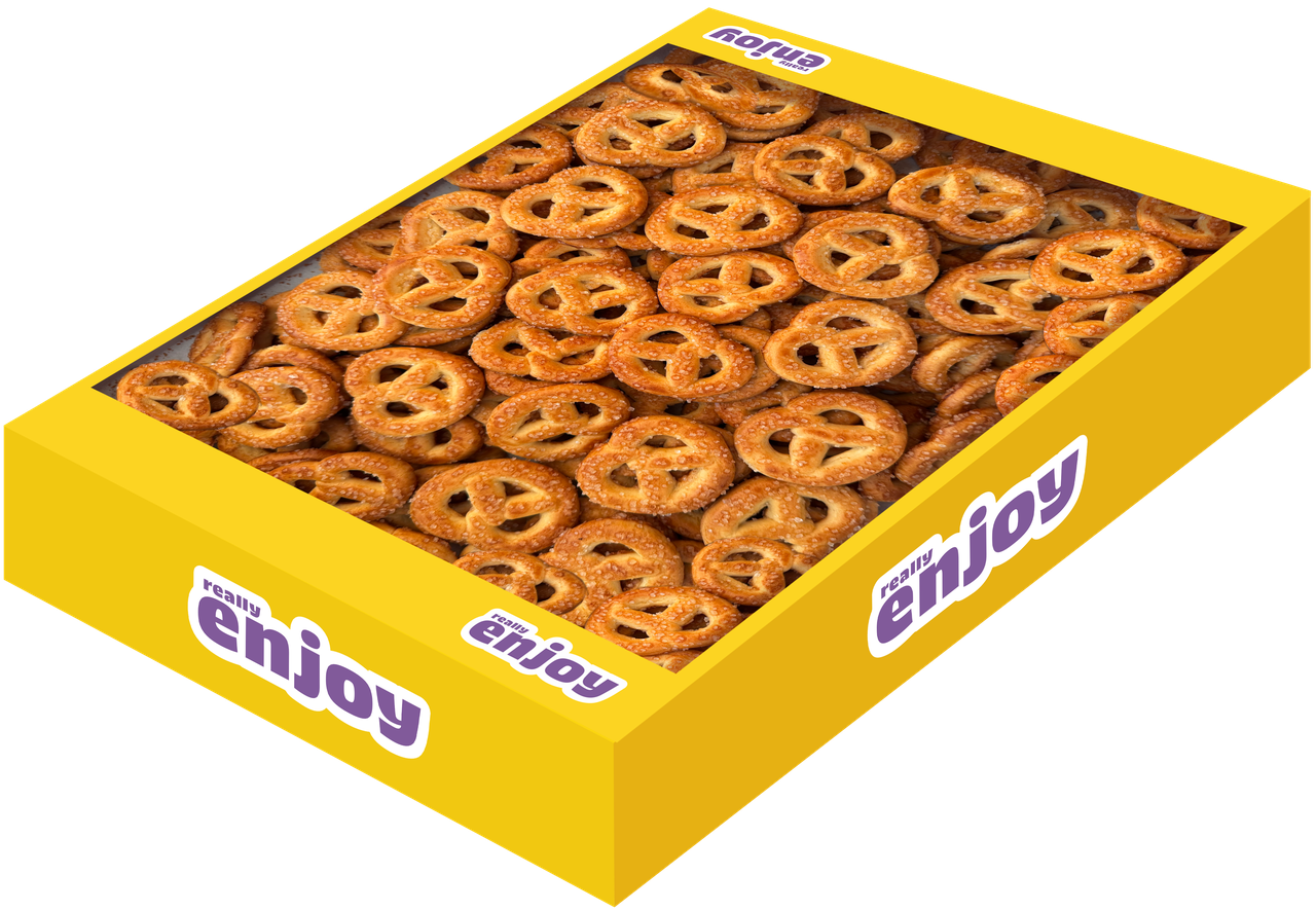 Печиво цукрове Вузлики з цукром 1,2 кг ТМ Really ENJOY, фото 1