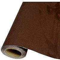Тканина-Алькантара самоклеюча Коричнева 1.45х15м G-28 (короткий ворс)