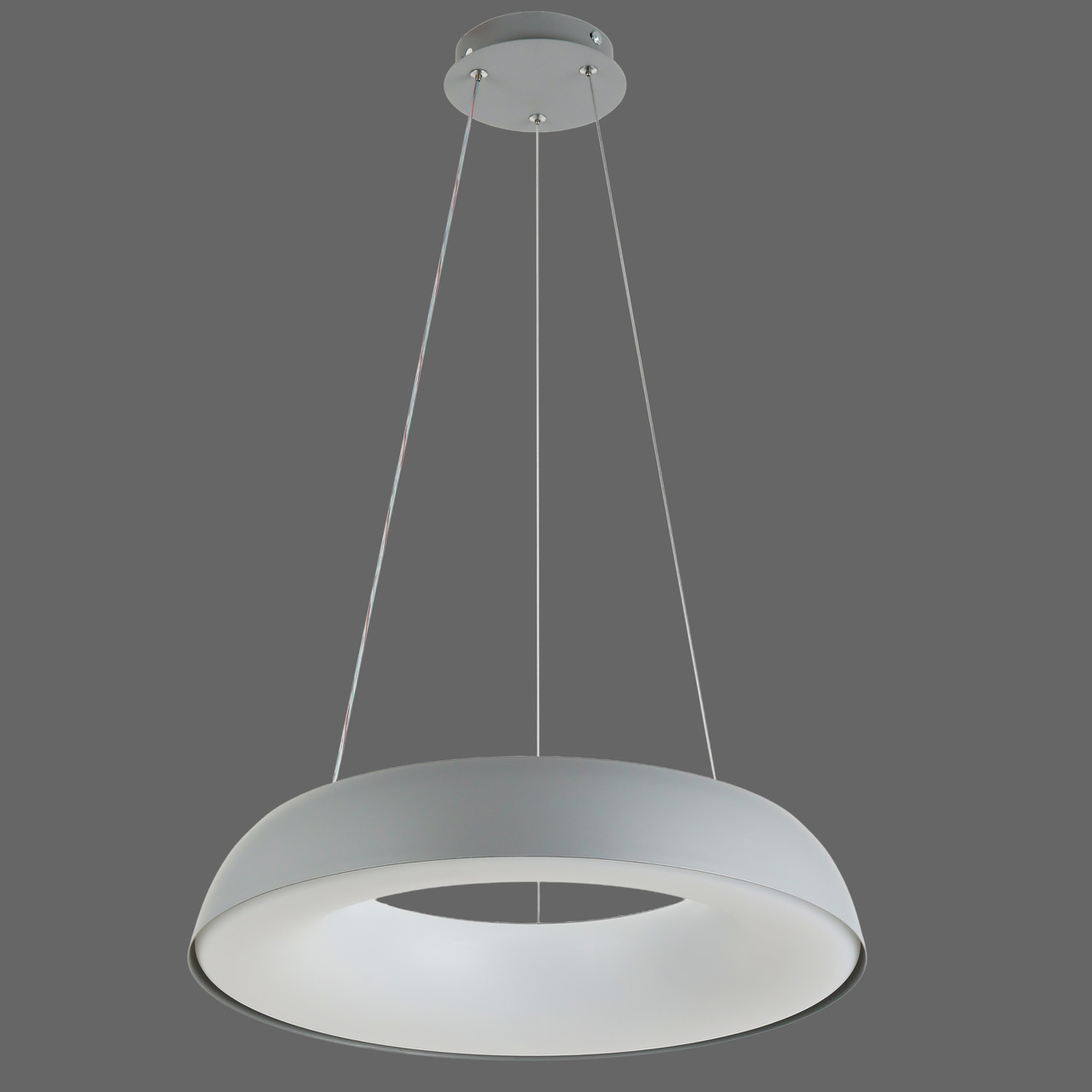 Люстра світлодіодна підвісна 48см 70W з пультом і додатком (97-MD6018 (480) DGY)