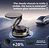 Магнітний автомобільний тримач для телефону з поворотом 360° з вакуумною присоскою, фото 8