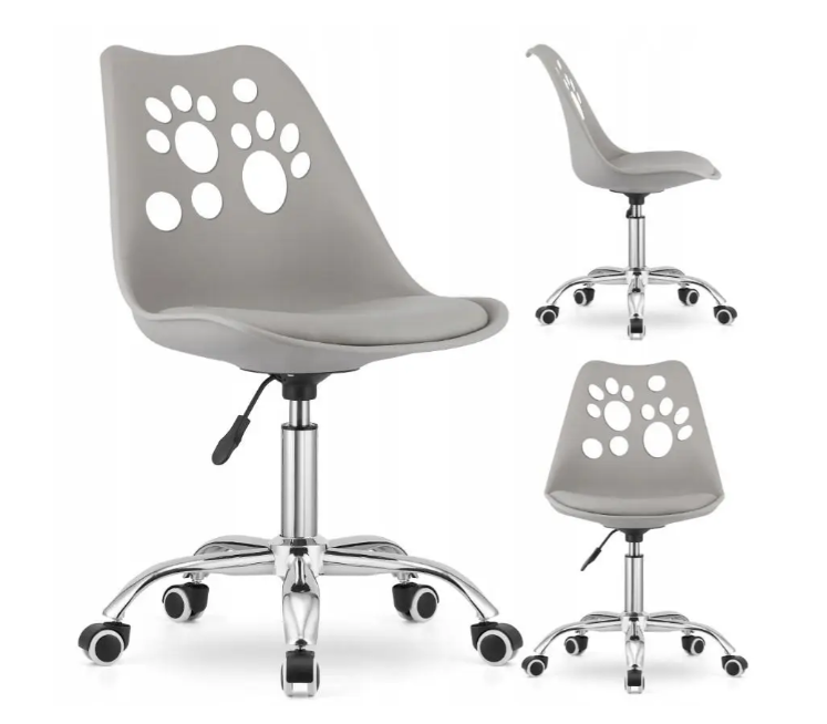 Обертове крісло JACK PRINT сірий 3742, фото 1