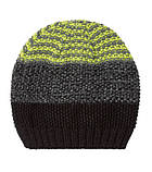 Дитяча шапка на флісі на хлопчика, смужки / 104-116 / 3-6 р. / ОГ 50-54, фото 2