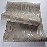 Шпалери вінілові на флізеліні 0.53 × 10.05 м Marburg 98115, коричневі — для вітальні, спальні, кабінету, фото 2