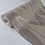 Шпалери вінілові на флізеліні 0.53 × 10.05 м Marburg 98115, коричневі — для вітальні, спальні, кабінету, фото 4