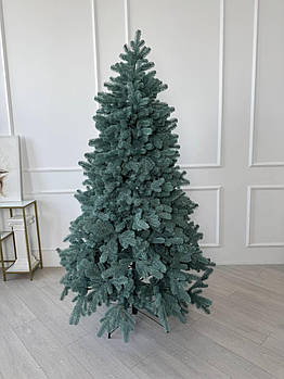 Штучна блакитна лита ялинка Еліта Преміум на підставці в різних розмірах 1.8 м