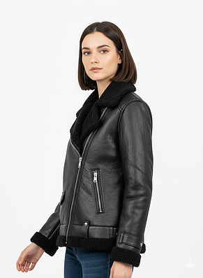 Дублянка жіноча зимова Hestovrviio чорна (850-1)