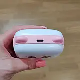 Портативний термопринтер мобільний міні принтер з наклейками Котик X5 рожевий з набором паперу 12 шт, фото 10