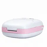 Портативний термопринтер мобільний міні принтер з наклейками Котик X1 рожевий з набором паперу 12 шт, фото 7