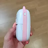 Портативний термопринтер мобільний міні принтер з наклейками Котик X1 рожевий з набором паперу 12 шт, фото 8