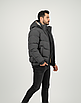 Куртка чоловіча зимова стьобана сіра (SP8612), фото 3